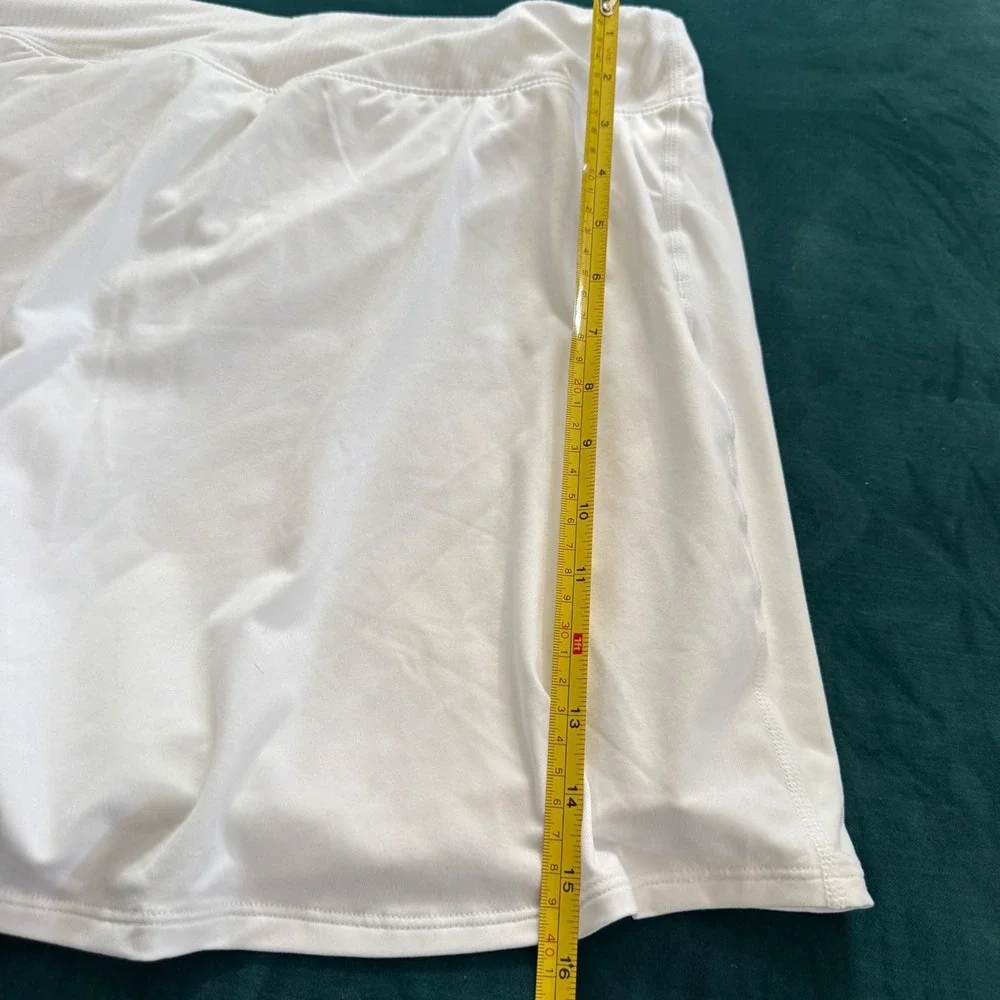 Nike‎ Court Victory Tennis Skirt White Dri-FIT Slim Fit Skort Women's 2X